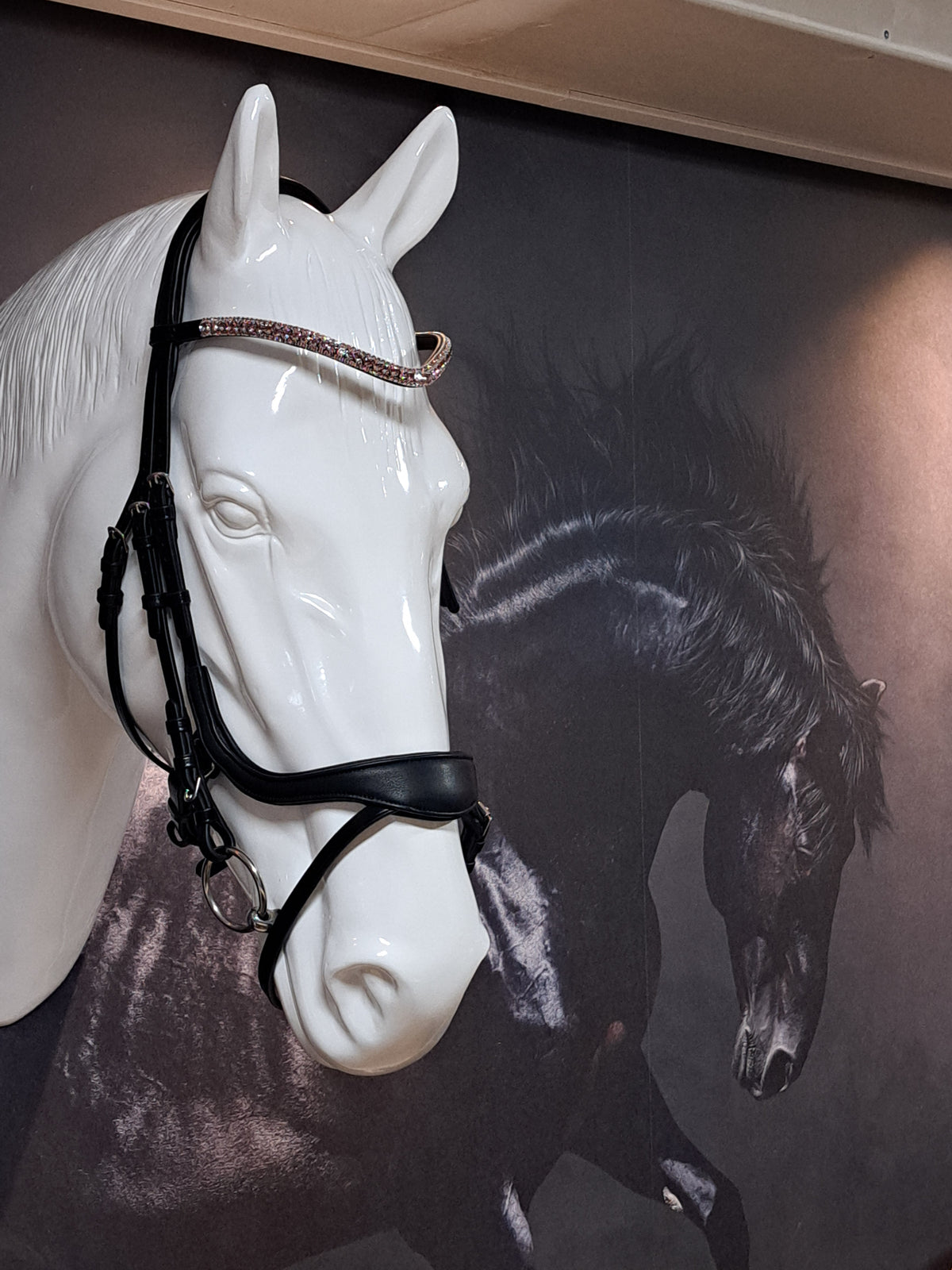 My Elite Tack Zachte Anatomische Dressuurneusriem | Optimaal comfort voor paard & ruiter