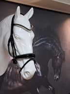 My Elite Tack Gecombineerde Conische Neusriem | Helder Crystal Glitter | Patent details