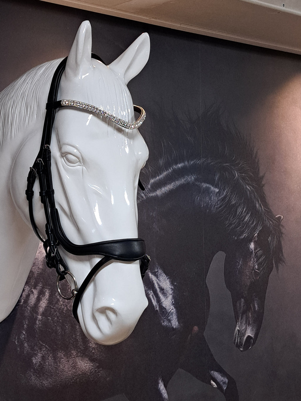 My Elite Tack Frontriem Clear Crystal
