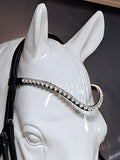 My Elite Tack Frontriem U-vorm met hartsteentjes