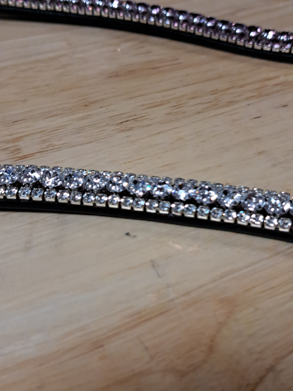 My Elite Tack Frontriem Clear Crystal
