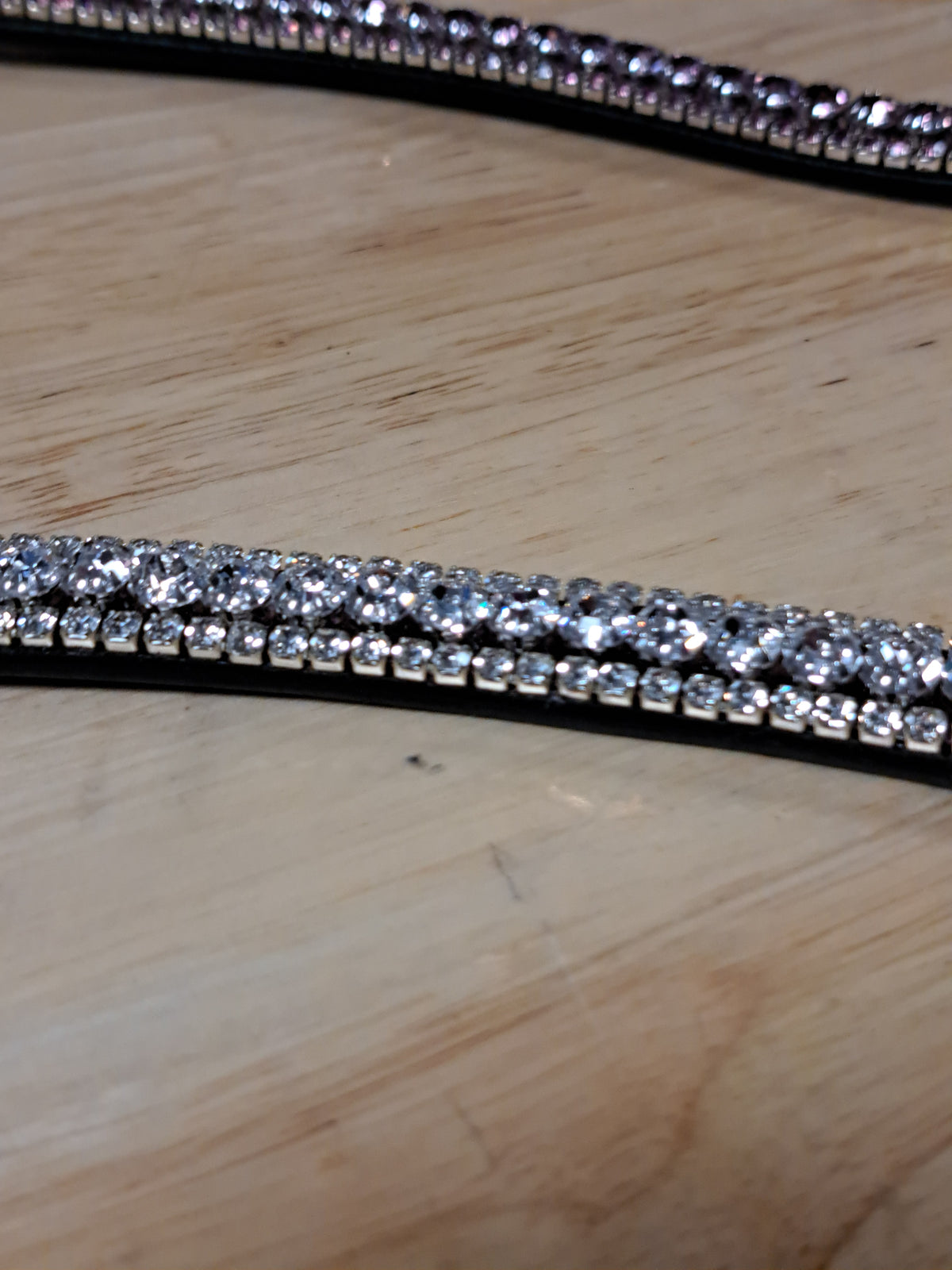 My Elite Tack Frontriem Clear Crystal
