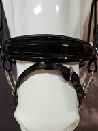 My Elite Tack Gecombineerde Conische Neusriem | Black Crystal Glitter | Patent details