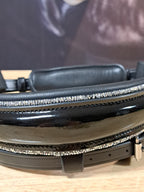My Elite Tack Gecombineerde Conische Neusriem | Helder Crystal Glitter | Patent details
