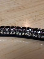 My Elite Tack Frontriem Amethyst/Black Diamond