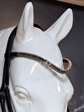My Elite Tack Frontriem Amethyst/Black Diamond