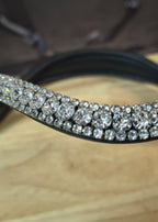 My Elite Tack Frontriem Clear Crystal