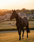 My Elite Tack Graphite Tweed Comfort Halster